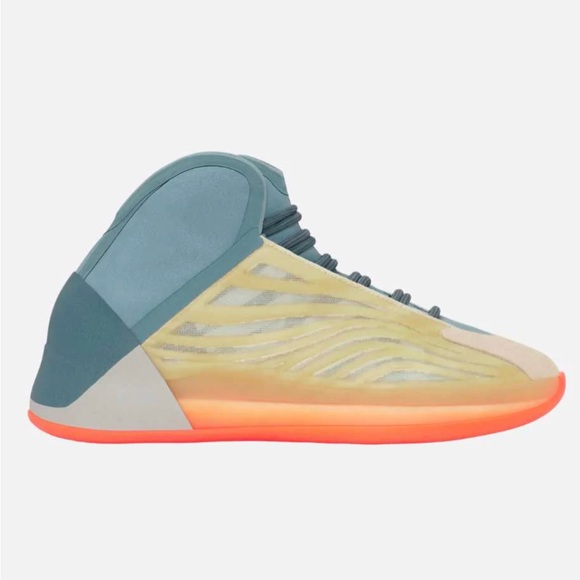 ADIDAS YEEZY QNTM HI-RES CORAL SHOES SNEAKERS MENS SIZE 9.5 NEW IN BOX quantum - Picture 6 of 11